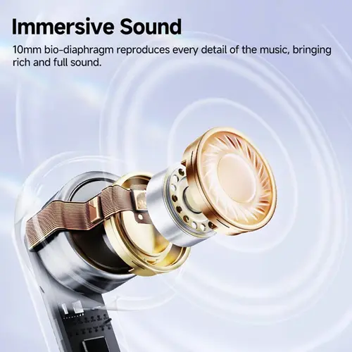 هدفون بلوتوثی کیو سی وای مدل MeloBuds Neo (2)